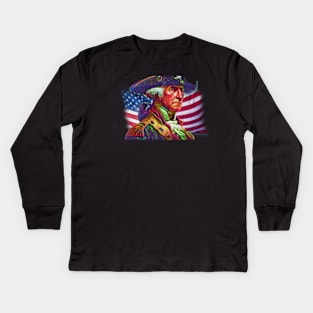 George Washington Kids Long Sleeve T-Shirt